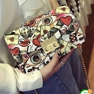 Grafitti Print Women's Bag